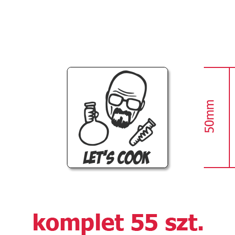 Wlepka „Let’s Cook”