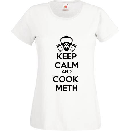 Koszulka damska „Keep Calm And Cook Meth”