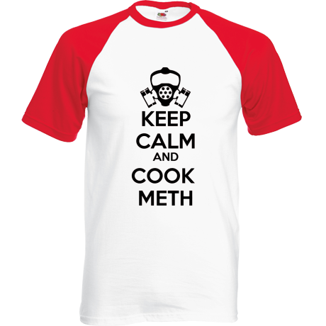 Koszulka bejsbolówka „Keep Calm And Cook Meth”