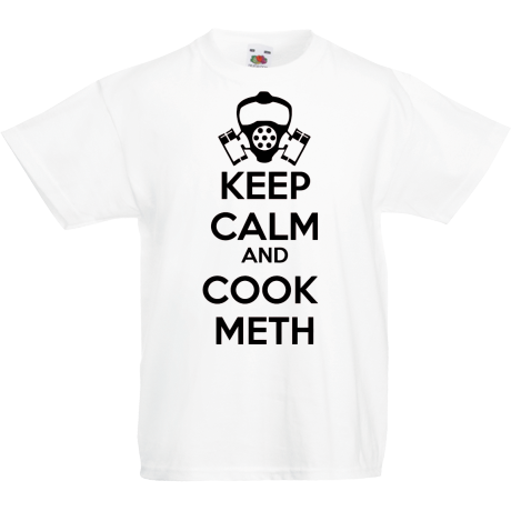 Koszulka dla malucha „Keep Calm And Cook Meth”