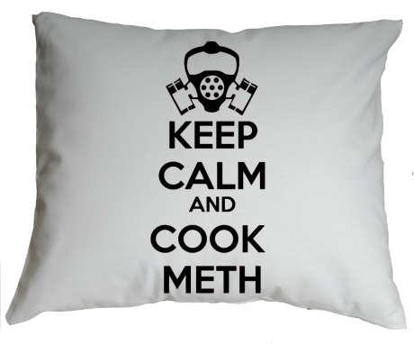 Poduszka „Keep Calm And Cook Meth”