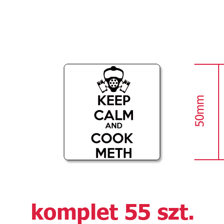 Wlepka „Keep Calm And Cook Meth”