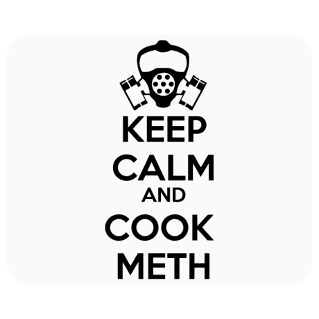 Podkładka pod mysz „Keep Calm And Cook Meth”