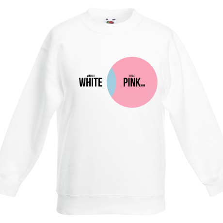 Bluza dziecięca „White and Pink”