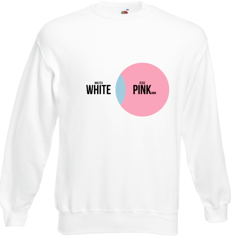 Bluza „White and Pink”