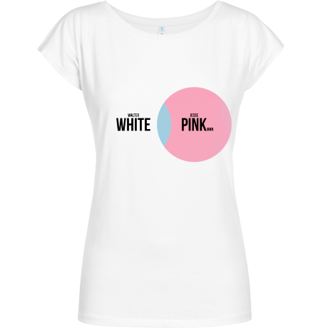 Koszulka Geffer „White and Pink”