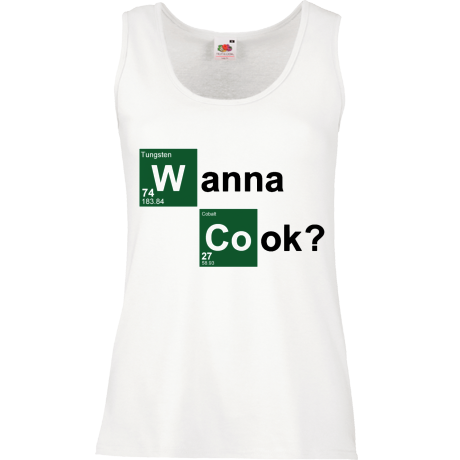 Bezrękawnik damski „Wanna Cook?”