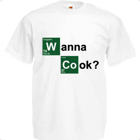 Koszulka dziecięca „Wanna Cook?”