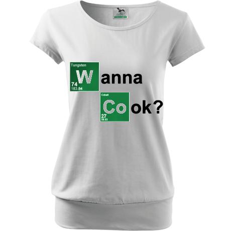 Koszulka City „Wanna Cook?”