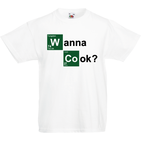 Koszulka dla malucha „Wanna Cook?”
