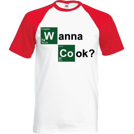 Koszulka bejsbolówka „Wanna Cook?”