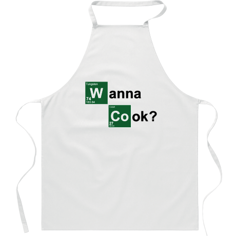 Fartuch „Wanna Cook?”