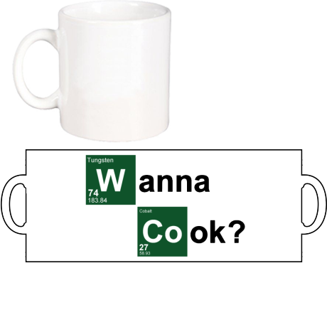 Kubek „Wanna Cook?”