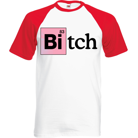 Koszulka bejsbolówka „Bitch”