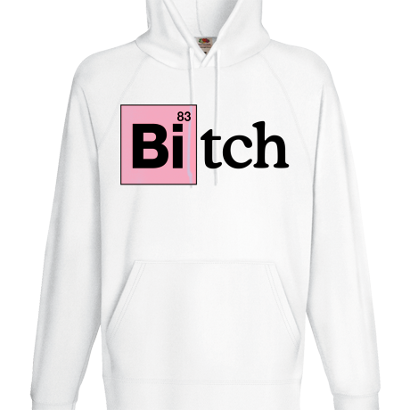 Bluza z kapturem „Bitch”
