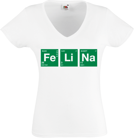 Koszulka damska w serek „Felina”