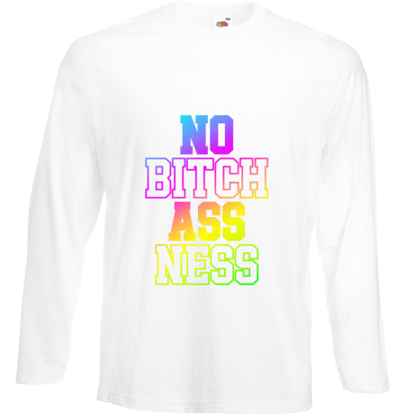 Koszulka z długim rękawem „No Bitch Ass Ness”