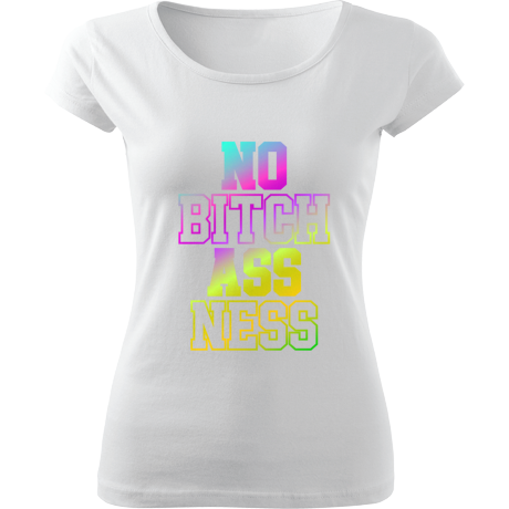 Koszulka damska fit „No Bitch Ass Ness”