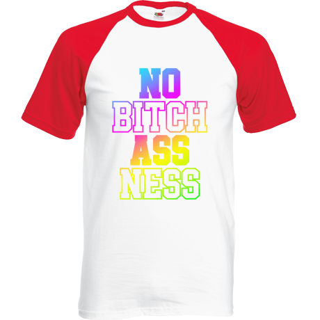 Koszulka bejsbolówka „No Bitch Ass Ness”