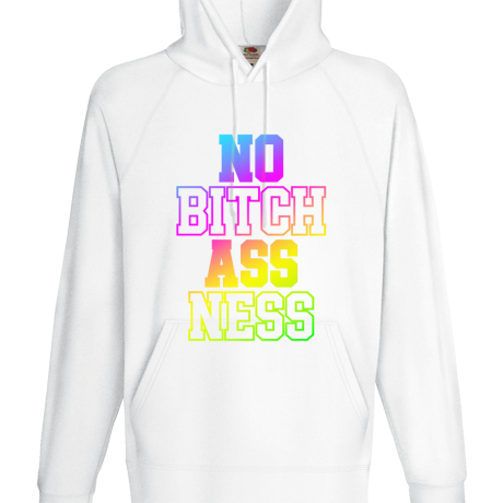 Bluza z kapturem „No Bitch Ass Ness”