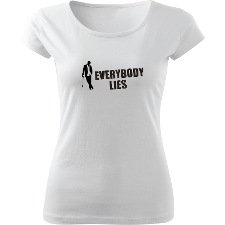 Koszulka damska fit „Everybody Lies”