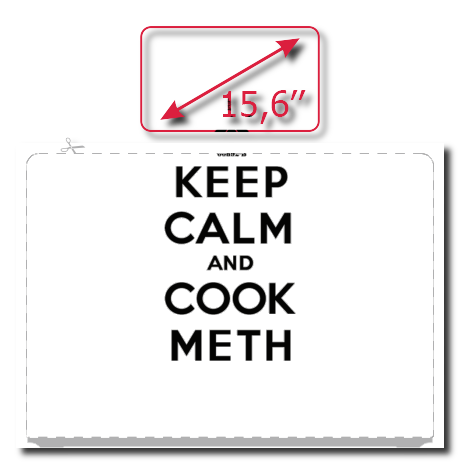 Naklejka na laptop „Keep Calm and Cook Meth 2”