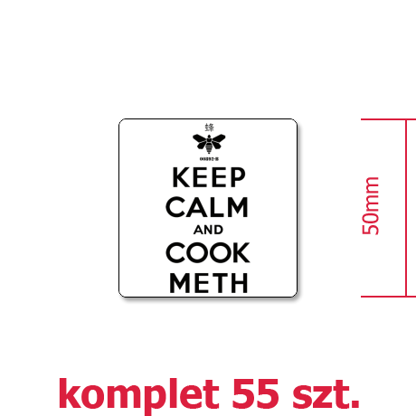 Wlepka „Keep Calm and Cook Meth 2”