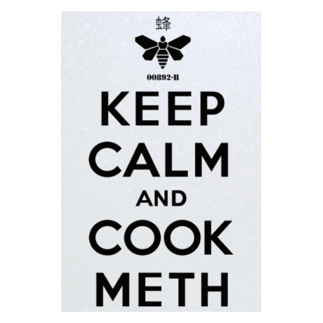 Blacha „Keep Calm and Cook Meth 2”
