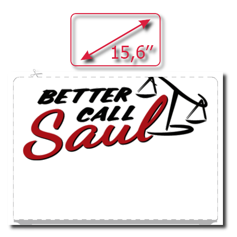 Naklejka na laptop „Better Call Saul”