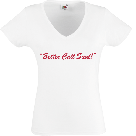 Koszulka damska w serek „Better Call Saul 2”