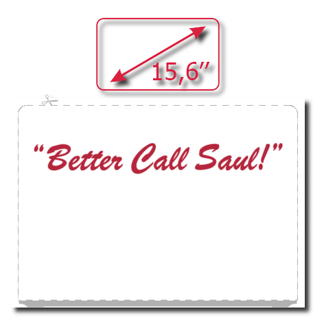 Naklejka na laptop „Better Call Saul 2”
