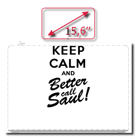 Naklejka na laptop „Keep Calm and Better Call Saul”