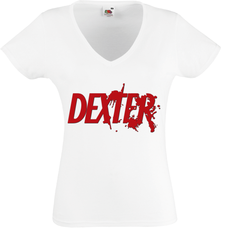 Koszulka damska w serek „Dexter”
