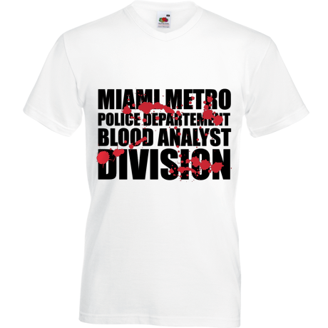 Koszulka w serek „Blood Analyst Division”