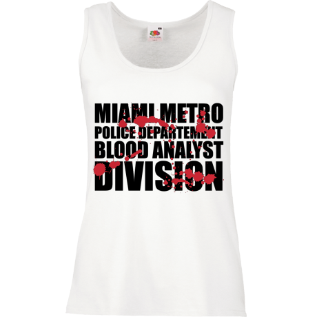 Bezrękawnik damski „Blood Analyst Division”