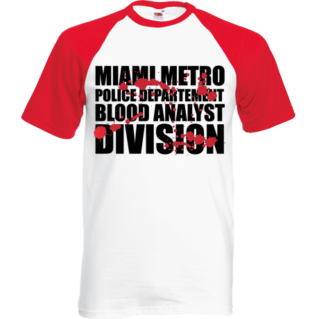 Koszulka bejsbolówka „Blood Analyst Division”