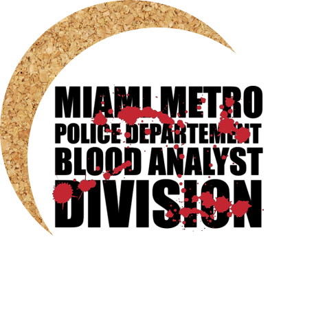 Podkładka pod kubek „Blood Analyst Division”