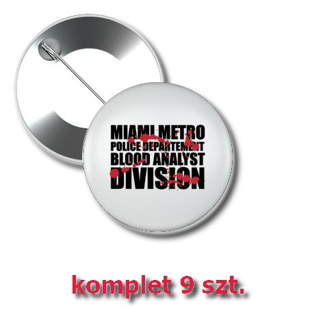 Przypinka „Blood Analyst Division”