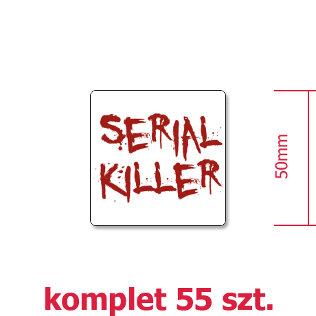 Wlepka „Serial Killer 2”