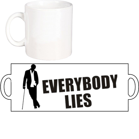 Kubek „Everybody Lies”