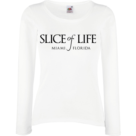 Koszulka damska z długim rękawem „Slice of Life”