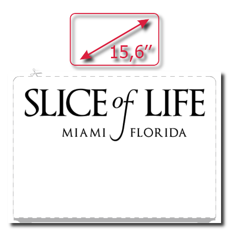 Naklejka na laptop „Slice of Life”
