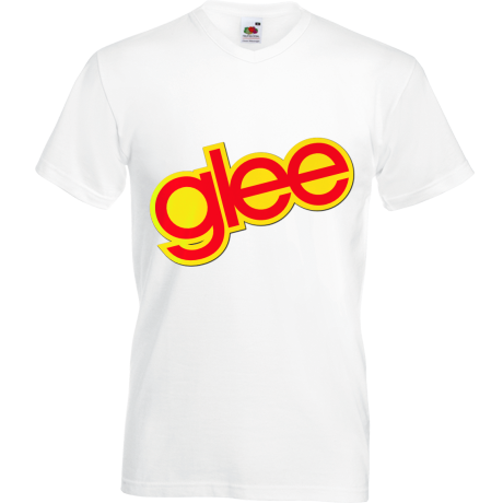 Koszulka w serek „Glee”