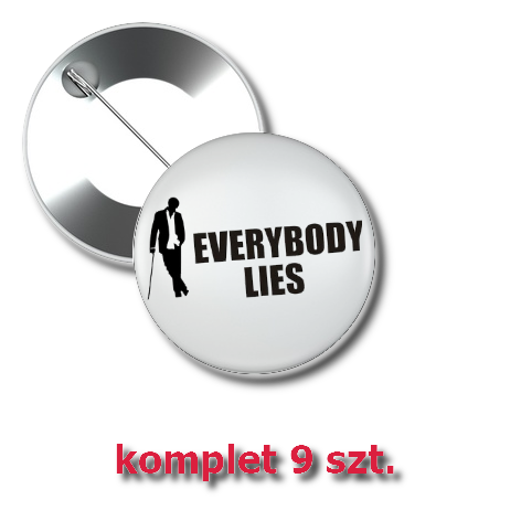 Przypinka „Everybody Lies”