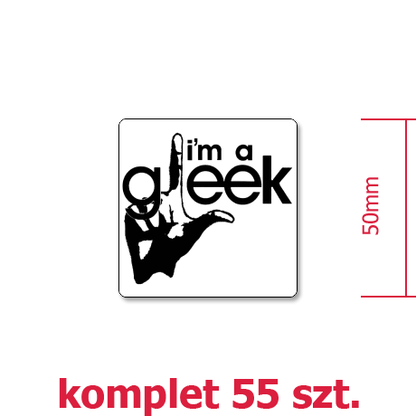 Wlepka „I’m a Gleek”