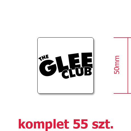 Wlepka „The Glee Club”