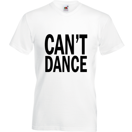 Koszulka w serek „Can’t Dance”