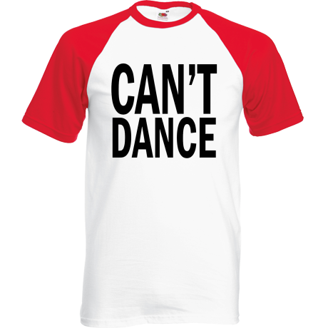 Koszulka bejsbolówka „Can’t Dance”