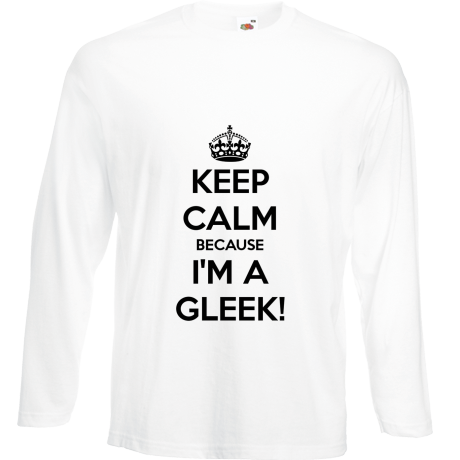 Koszulka z długim rękawem „Keep Calm because I’m a Gleek”