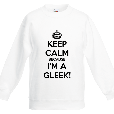Bluza dziecięca „Keep Calm because I’m a Gleek”